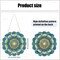Mandala Hanging Diamond Art Kit for Adults – DIY Acrylic Diamond Painting Pendant Ornament, Diamond Art Board Craft Kit